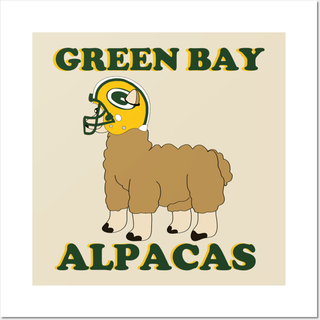 Green Bay Alpacas Wall Art by Roommates